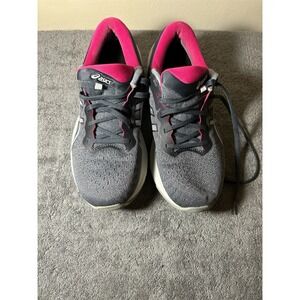 Women's ASICS athletic SHOES running gray pink Gel Pulse